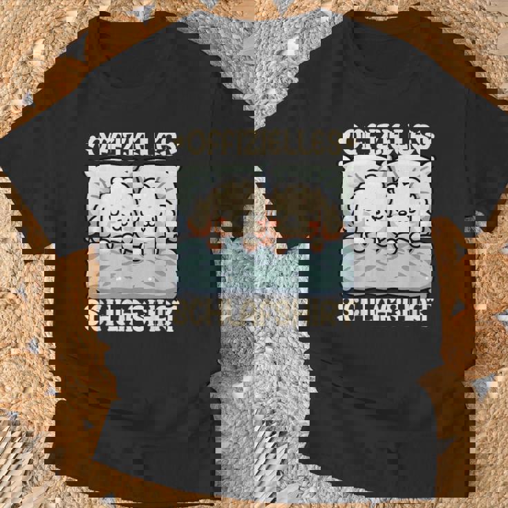 Offizielles Schlaf Pudel Schlafanzug Morgenmuffel Hund T-Shirt Geschenke für alte Männer