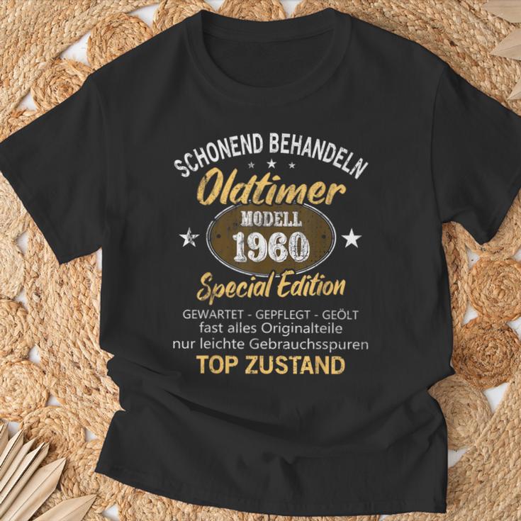 Oldtimer Baujahr 1960 Geborenintage 1960 Birthday S T-Shirt Geschenke für alte Männer