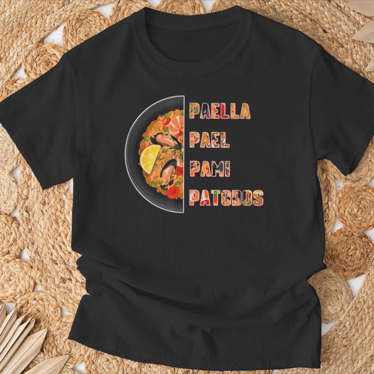 Paella Pael Pami Patodos Paella Comida Favorita Paella Camiseta unisex Regalos para ancianos