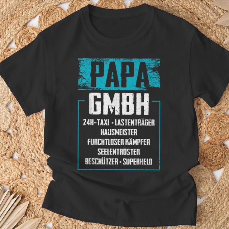 Papa Gmbh Firma Saying Business Father Family T-Shirt Geschenke für alte Männer