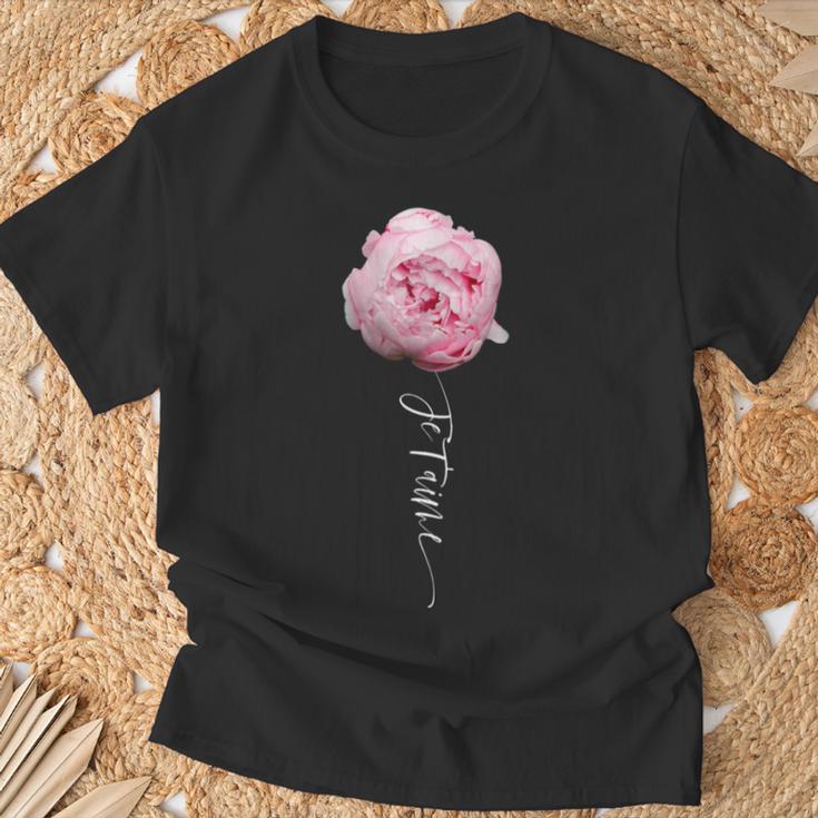 Peony For Women T-Shirt Geschenke für alte Männer