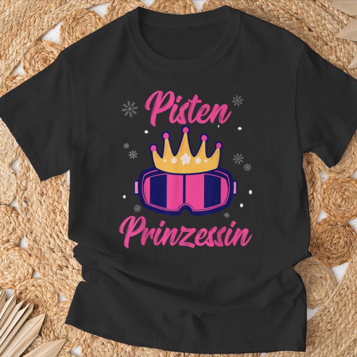 Pisten Prinzessin Skifahren Skiurlaub Snowboard Apres Ski T-Shirt Geschenke für alte Männer