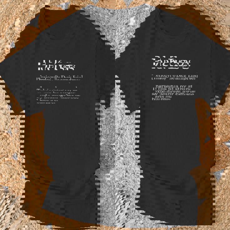 Pole Kisses Diccionario Termiología Para Pole Dance Pole Dancer Camiseta unisex Regalos para ancianos