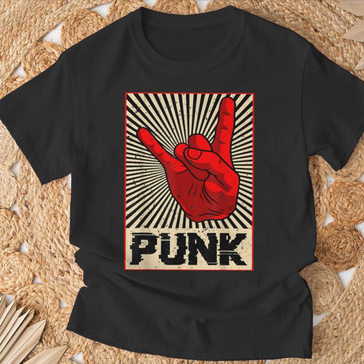 Punk Rock Music Against Nazis Against Right T-Shirt Geschenke für alte Männer