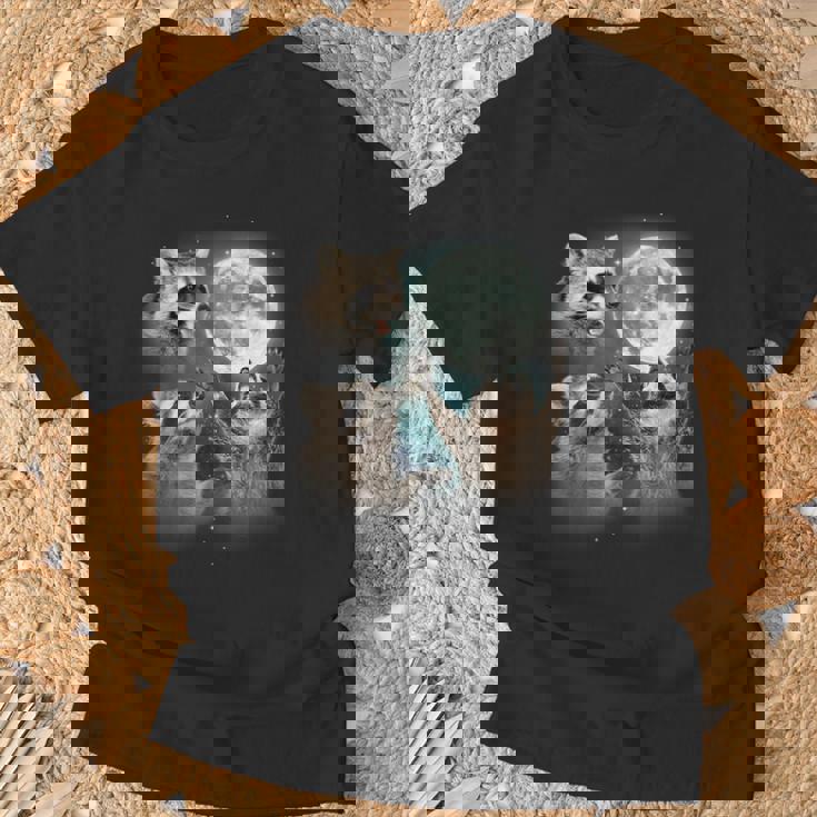Weird Gifts, Raccoon Howling At The Moon Shirts