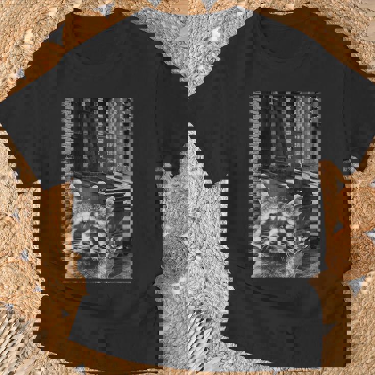 Raccoon T-Shirt - Fun Selfie Design | Unisex Casual Wear Gifts for Old Men