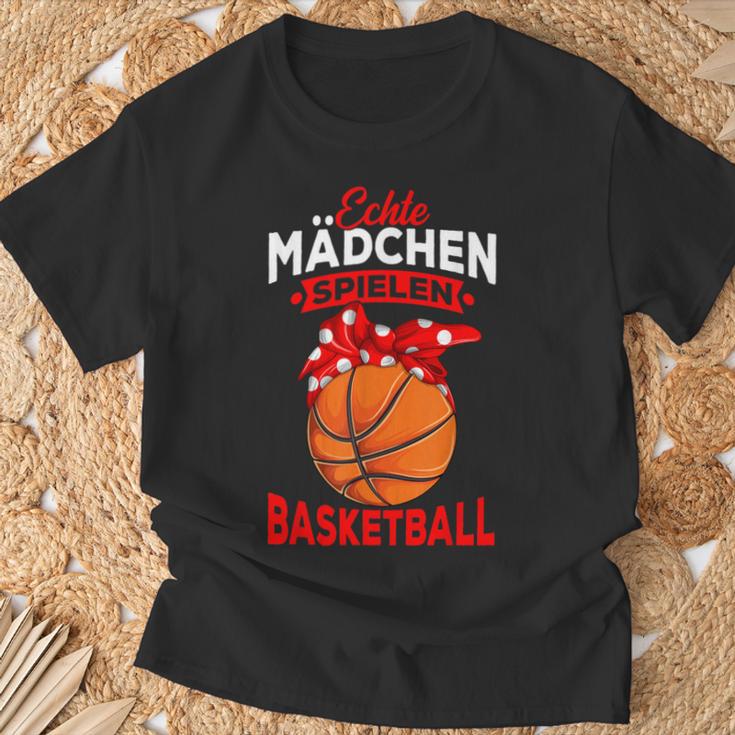 Real Girls Play Basketball Basketball Children's T-Shirt Geschenke für alte Männer