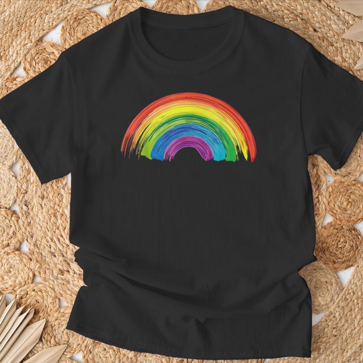 Regenbogen Damen Herren Kinder Regenbogen Kostüm T-Shirt Geschenke für alte Männer