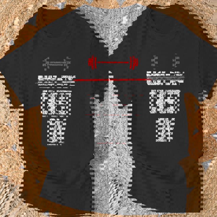 Rest Day Chest Day Gimnasio Entrenamiento Día Del Pecho Camiseta unisex Regalos para ancianos