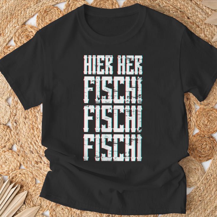 Retro Here Here Fischi Fischi Fischi T-Shirt Geschenke für alte Männer