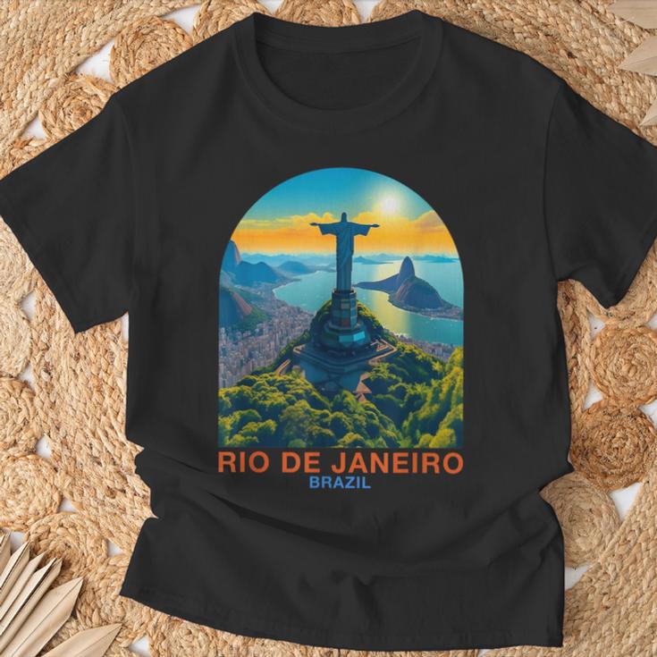 Rio De Janeiro Travel Holiday Rio De Janeiro Brazil T-Shirt Geschenke für alte Männer