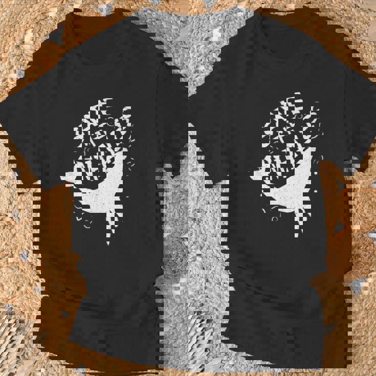 Salvar A Las Ballenas Camiseta unisex Regalos para ancianos