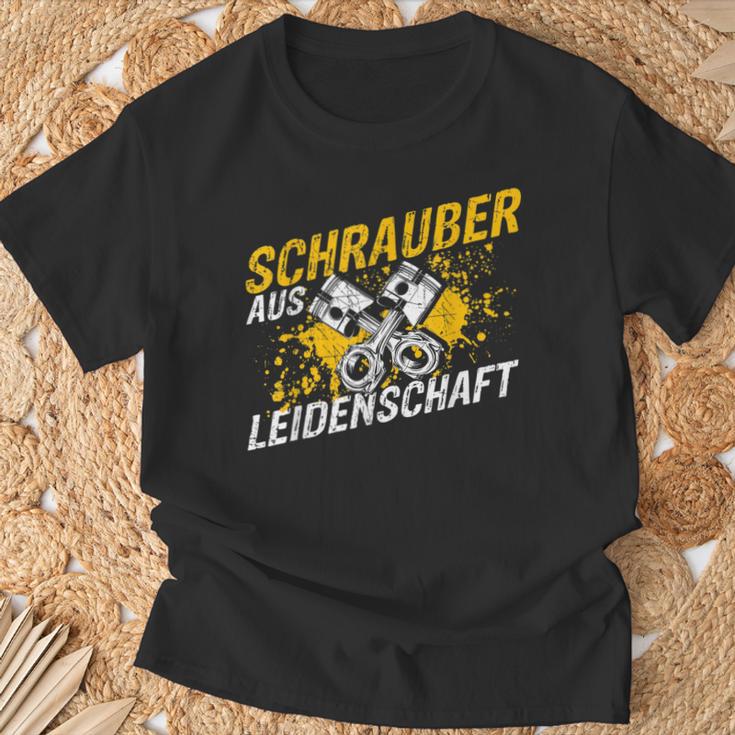 Screwdriver From Passion Mechanic Screwdriver T-Shirt Geschenke für alte Männer