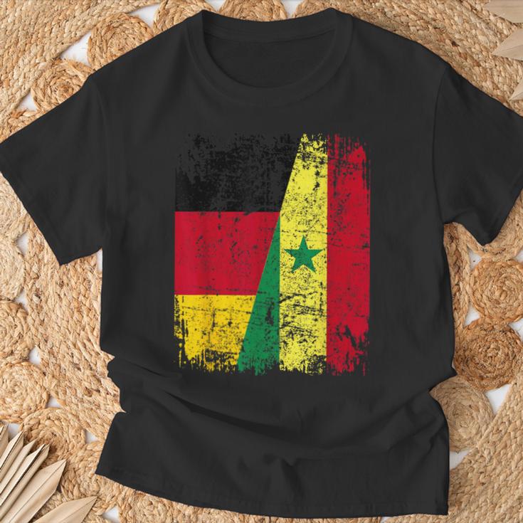 Senegal Germany Flag Children Senegal T-Shirt Geschenke für alte Männer