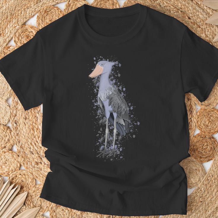 Shoe Beak Bird Singbird Bird Watch T-Shirt Geschenke für alte Männer