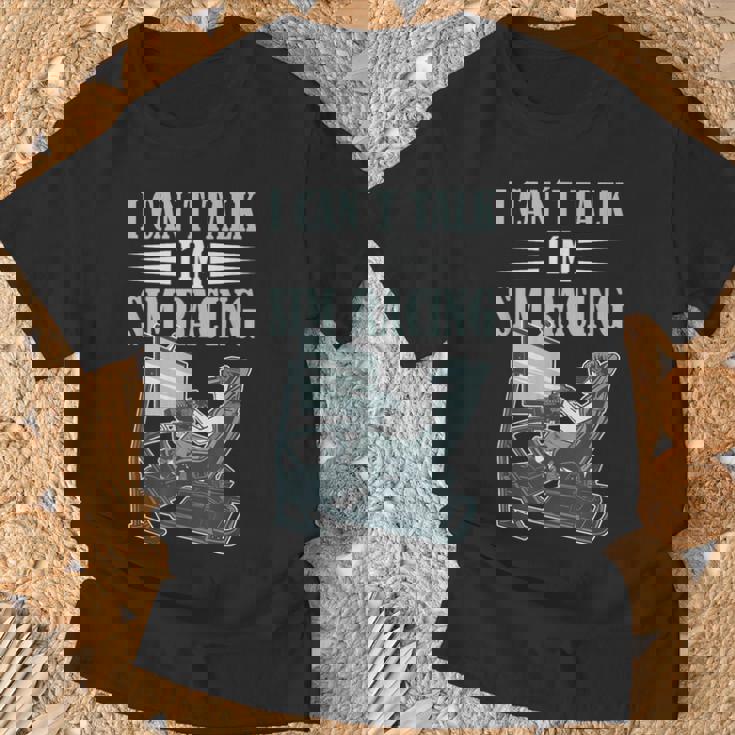 Sim Racing Equipos Simulación De Carreras Carreras En Línea Camiseta unisex Regalos para ancianos