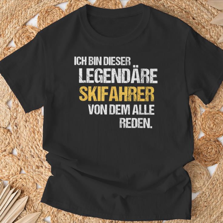 Skier Legend Ski Alpine T-Shirt Geschenke für alte Männer