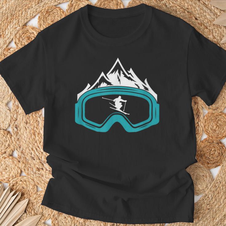 Skiing Winter Sports Apres-Ski T-Shirt Geschenke für alte Männer