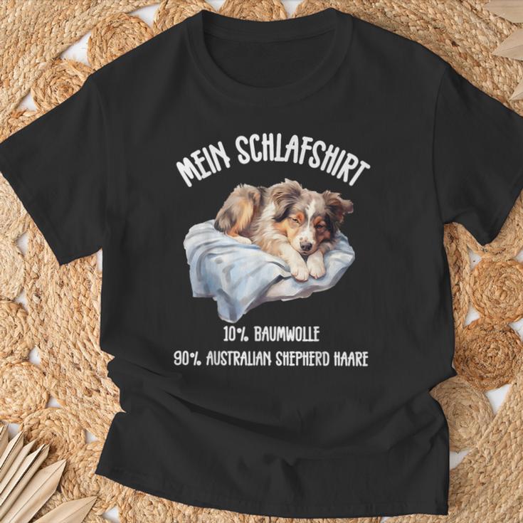 My Sleep Hund Aussie Australian Shepherd Humor T-Shirt Geschenke für alte Männer