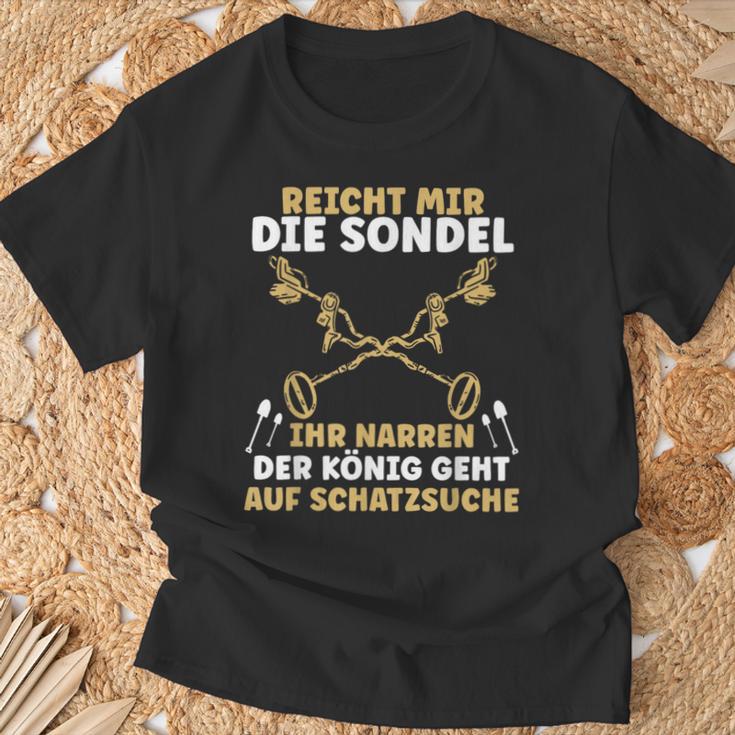 Sondel King Metal Detector Probe Sundler S T-Shirt Geschenke für alte Männer