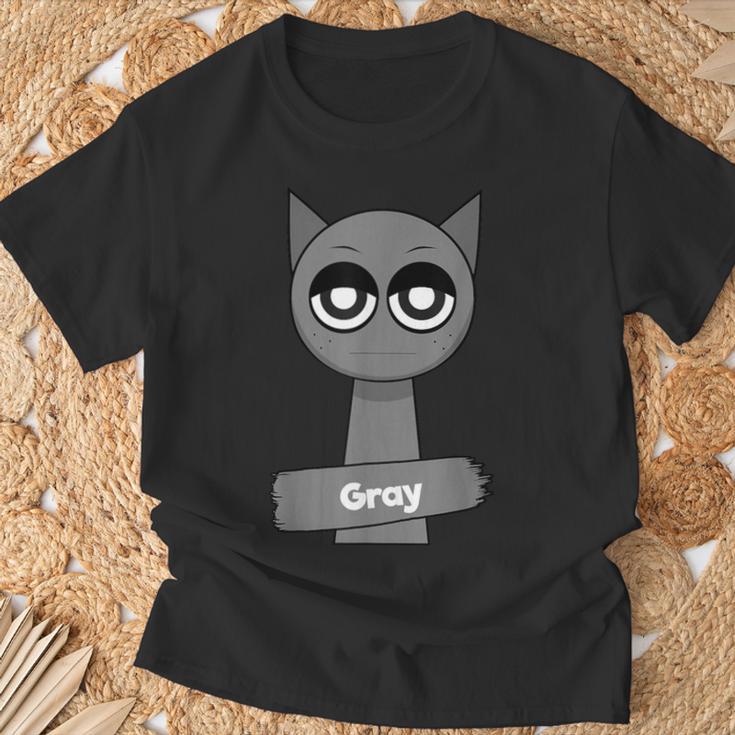 Sprunki Grey T-Shirt Geschenke für alte Männer