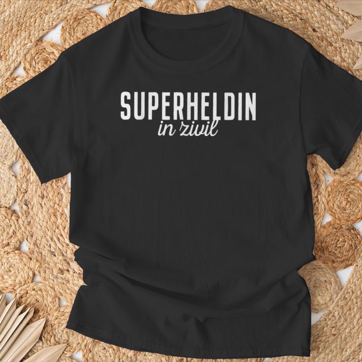 Superhero In Civil Superhero Off Duty Superhero Costume T-Shirt Geschenke für alte Männer