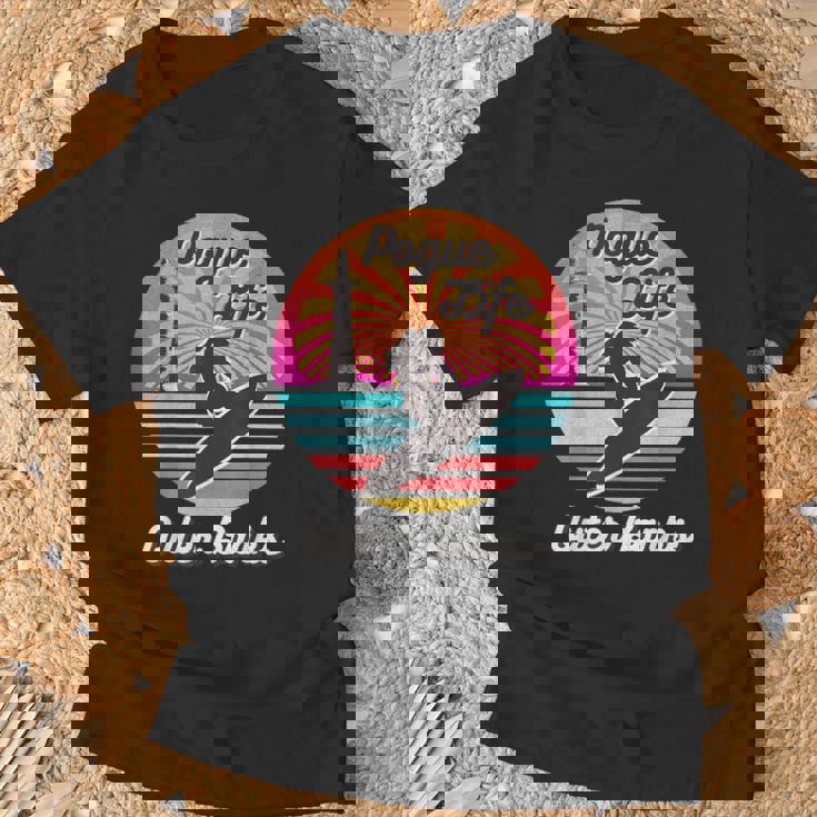 Surfer Pogue-Life-Outer-Banks Casas Ligeras Retro Angustiado Camiseta unisex Regalos para ancianos