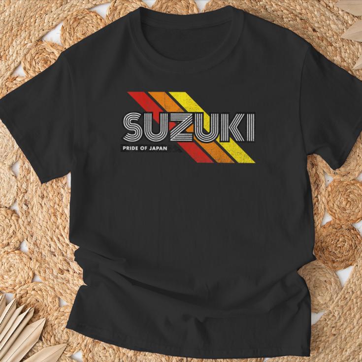 Suzuki Japanese Surname Retrointage T-Shirt Geschenke für alte Männer