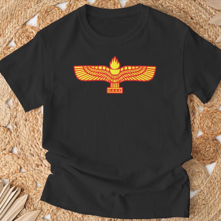 Syrian Flag Aramean Syrian Flag Suryoyo Flag T-Shirt Geschenke für alte Männer