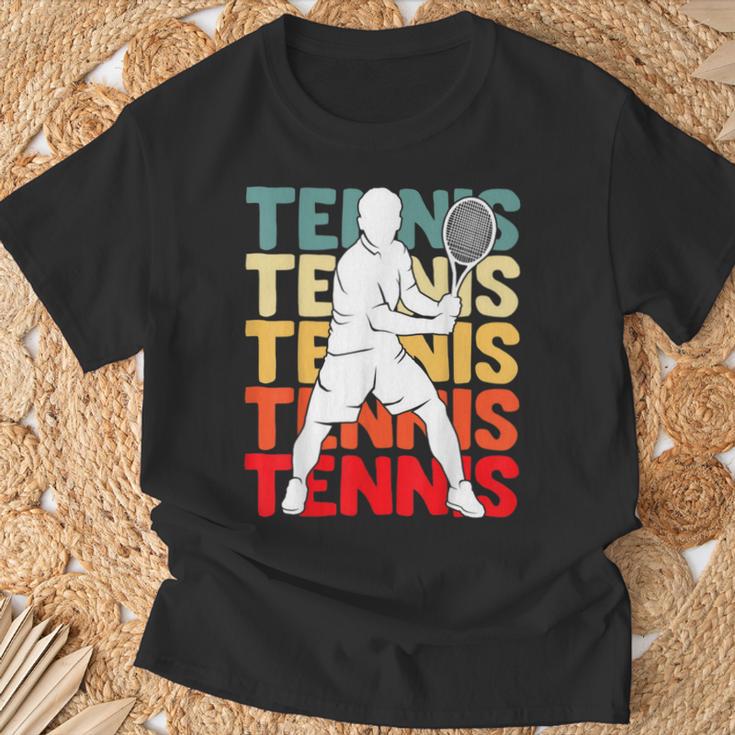 Tennis Tennis Player Boys Children T-Shirt Geschenke für alte Männer