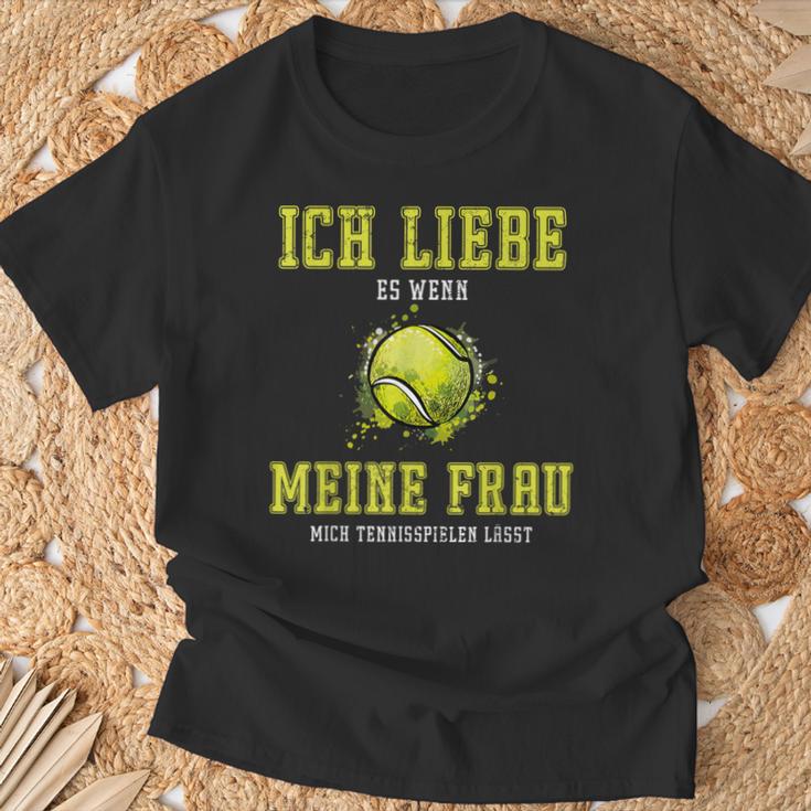 Tennis Player Tennis T-Shirt Geschenke für alte Männer