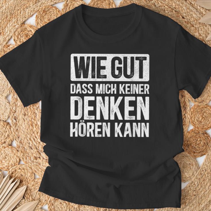 Thinking Hearing Sayings T-Shirt Geschenke für alte Männer