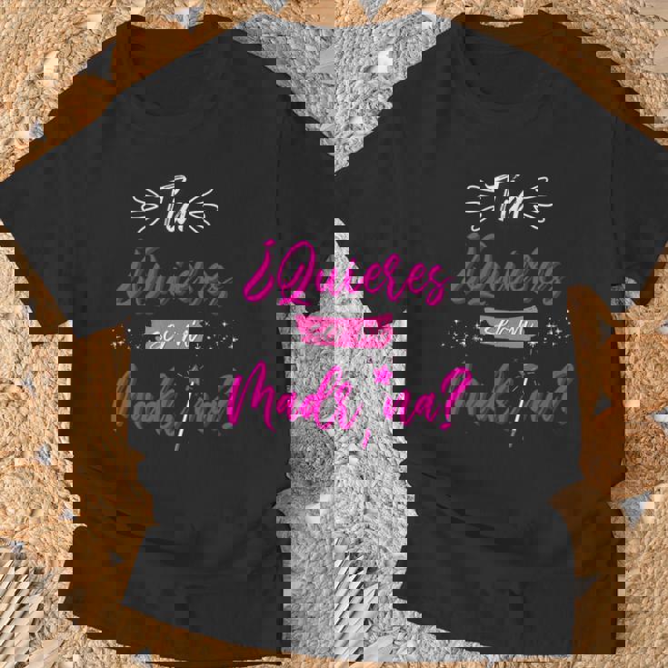 Tia Quieres Ser Mi Madrina Padrinos Regalos Y Peticion Tita Camiseta unisex Regalos para ancianos