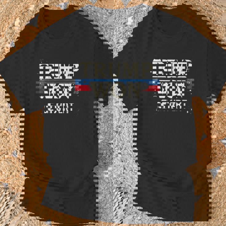 Trump Ganó Get Super It Trump 2024 Camiseta unisex Regalos para ancianos