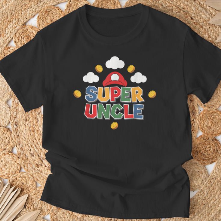 Uncle Gamer Super Uncle Gamerideo Game Uncle T-Shirt Geschenke für alte Männer