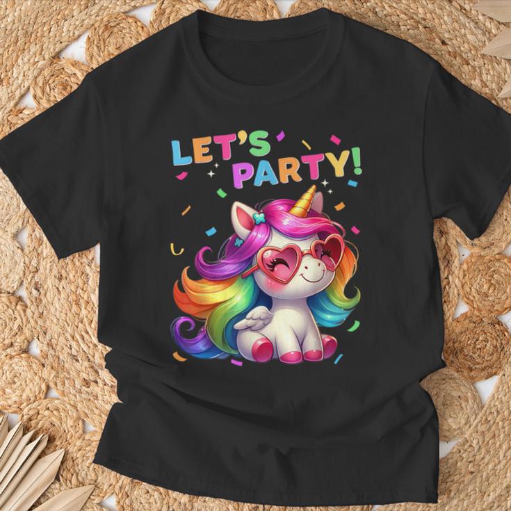 Unicorn Party Outfit Boys Girls Unicorn T-Shirt Geschenke für alte Männer