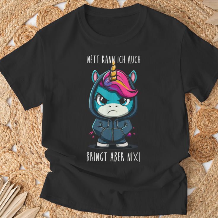 With Unicorn Saying T-Shirt Geschenke für alte Männer