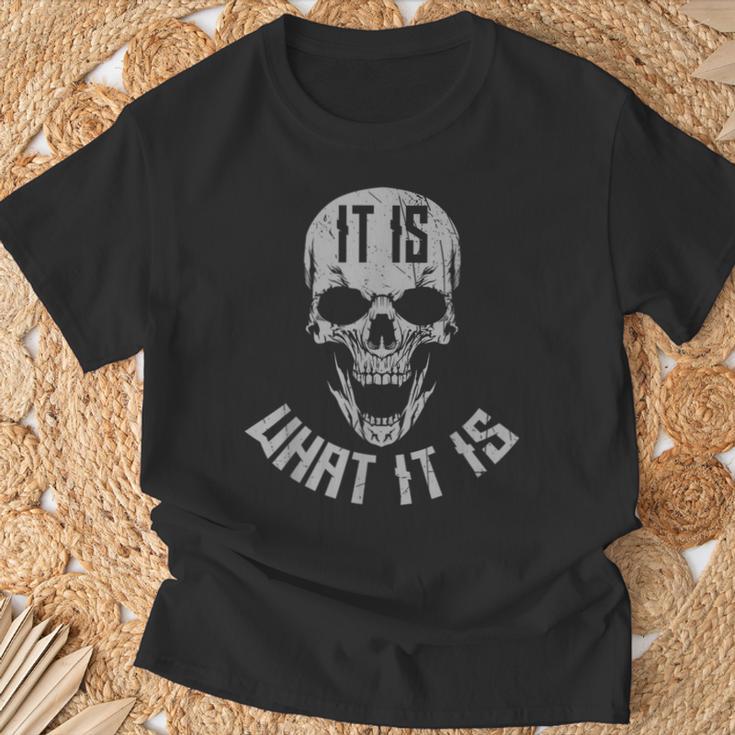 It Is What It Is T-Shirt Geschenke für alte Männer