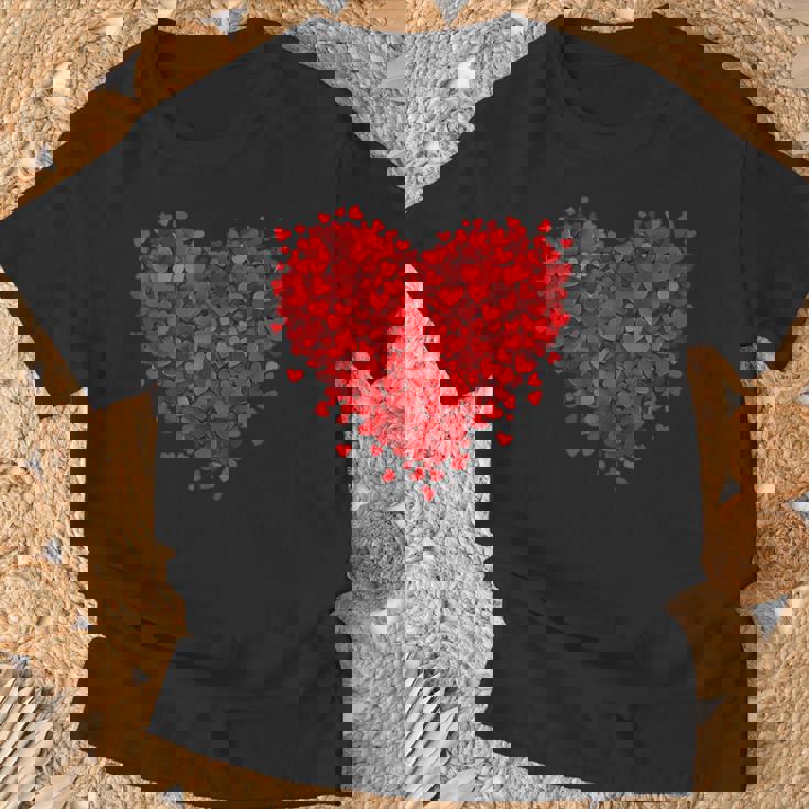 Valentine's Day Love Hearts Graphic Girls Boys T-Shirt Gifts for Old Men