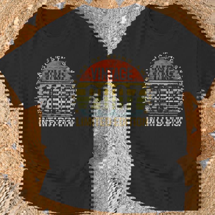 Vintage 2007 Limited Edition 18-Year-Old 18Th Birthday T-Shirt Gifts for Old Men
