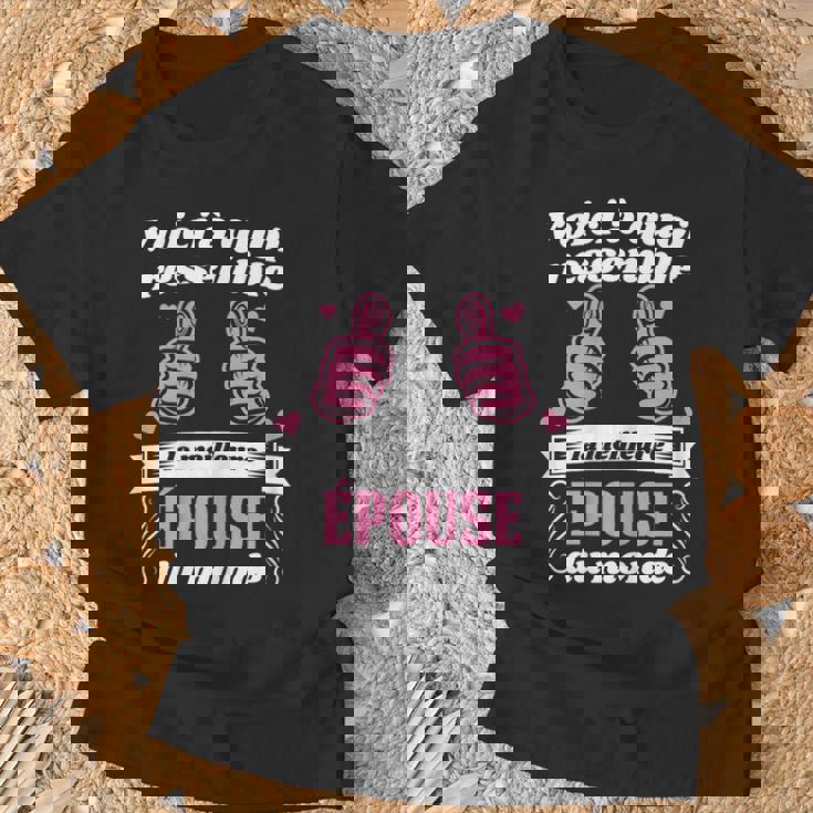 Voici À Quoi Ressemble La Meilleure Épouse Du Monde Mariage T-Shirt Cadeaux pour les vieillards