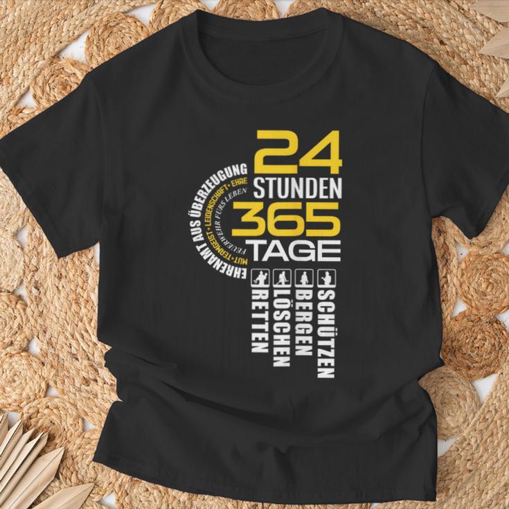 Voluntary Fire Brigade Fireman Fireman T-Shirt Geschenke für alte Männer