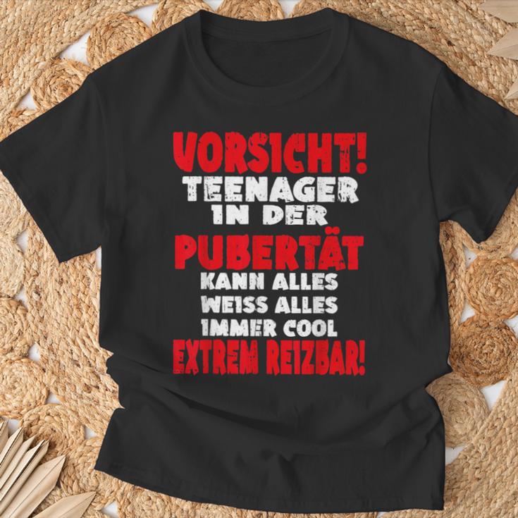 Vorsicht Nager In Der Puberty Nie Slogan T-Shirt Geschenke für alte Männer