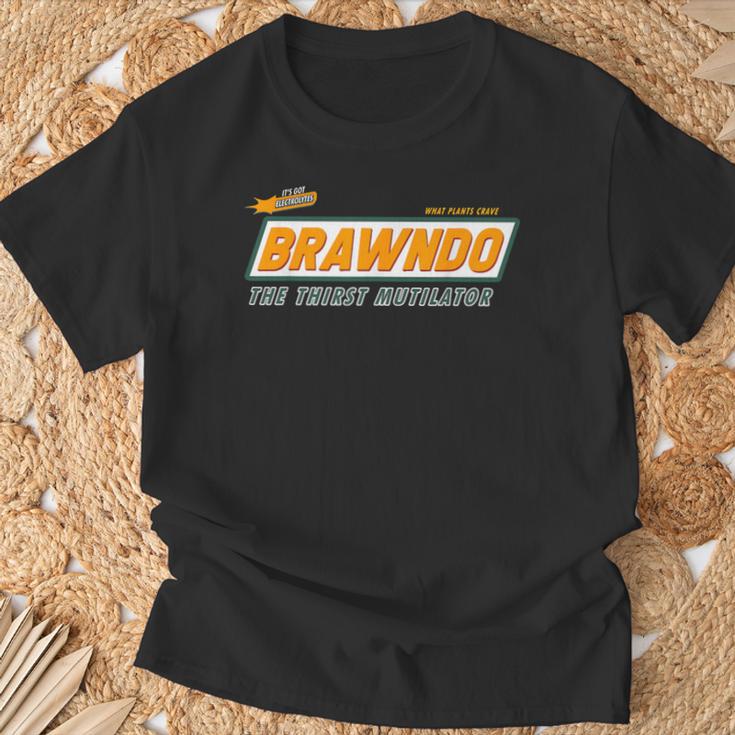 Welche Pflanzhnen Für Brawndo T-Shirt Geschenke für alte Männer