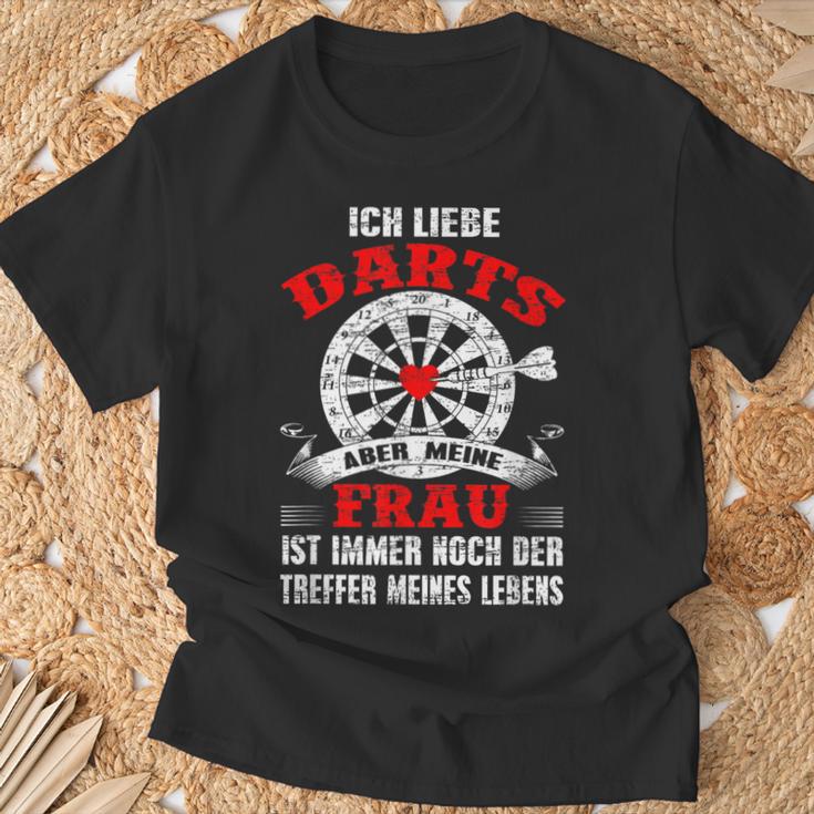 My Wife Is The Hit Of My Life Darts T-Shirt Geschenke für alte Männer