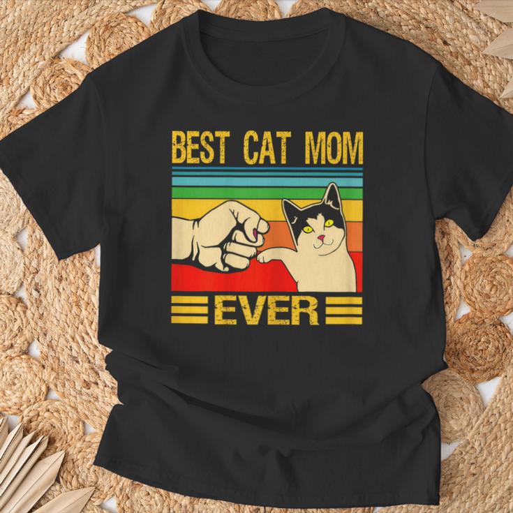 Women's Best Cat Mom Ever For The Woman Who Loves Your Cat T-Shirt Geschenke für alte Männer