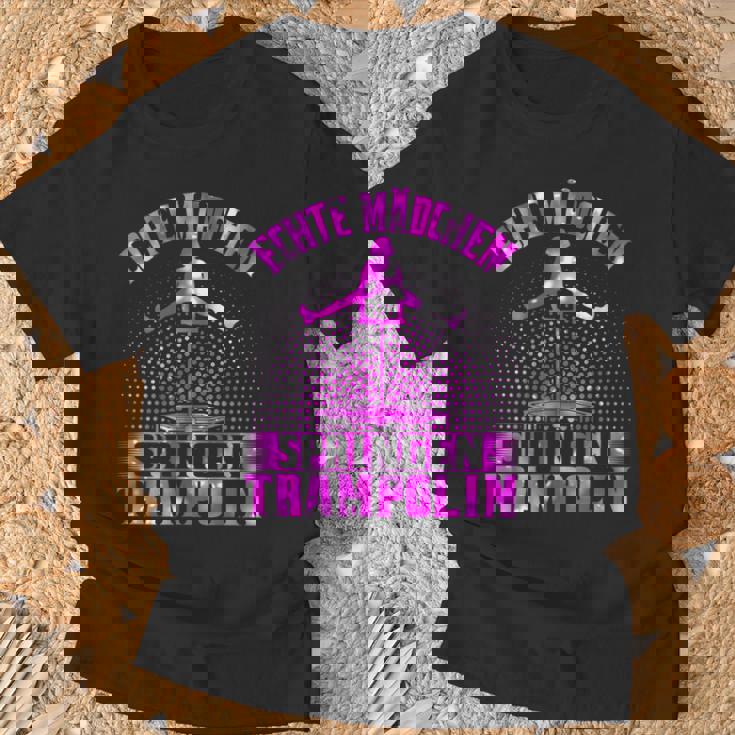 Women's Jumping Fitness Trampoline S T-Shirt Geschenke für alte Männer