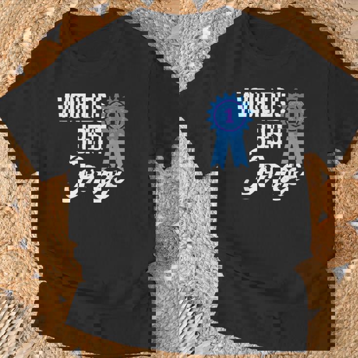 World's Best Jorge Primer Nombre Camiseta unisex Regalos para ancianos