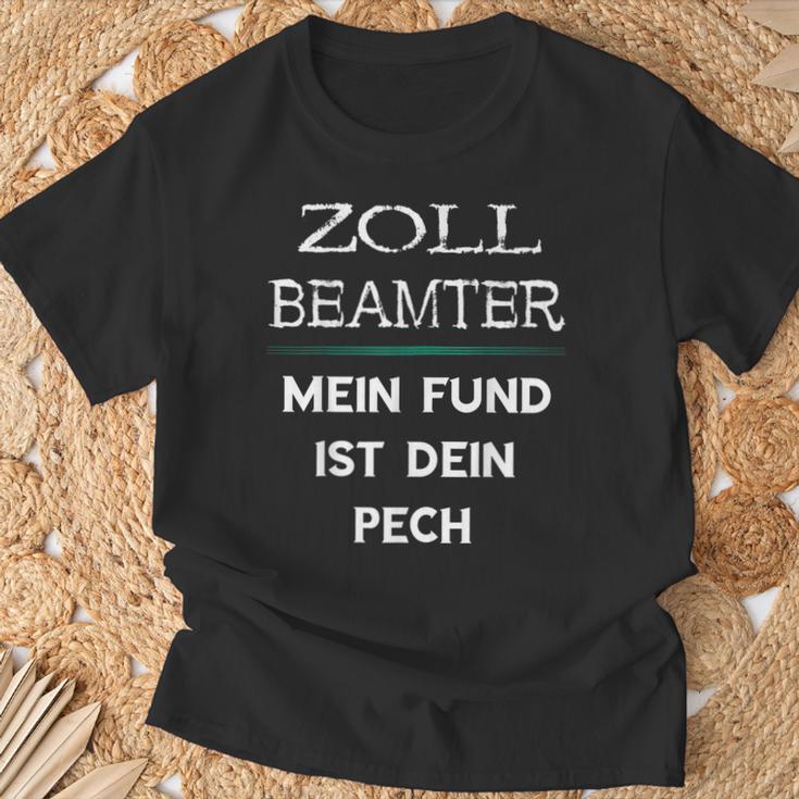 Zollbeamter Mein Fund Ist Dein Pech Zöllner Slogan T-Shirt Geschenke für alte Männer