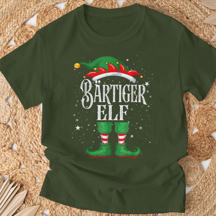 Bearded Elf Outfit Christmas Family Elf T-Shirt Geschenke für alte Männer